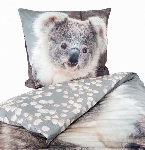 Bettwäsche Koala 135x200+80x80cm doppelseitig