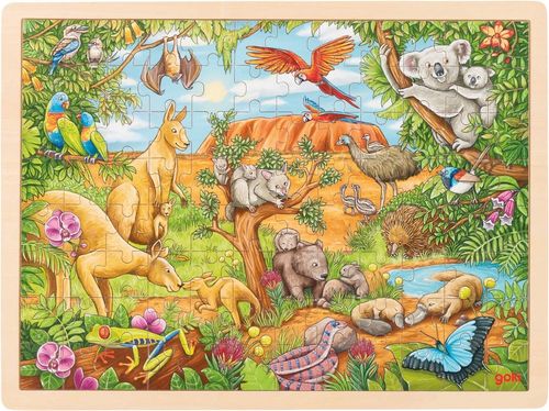 Kinder-Puzzle Australian Wildlife 96 Teile ca. 40 x 30 cm