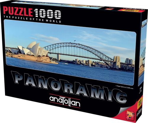 Puzzle Sydney Opera + Bridge 1000 Teile ca. 96 x 33 cm