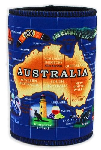 Stubby Holder Australia Sights States