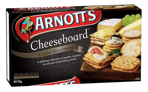 Arnott’s Cheeseboard Cracker Assortment 250g MHD überschritten!