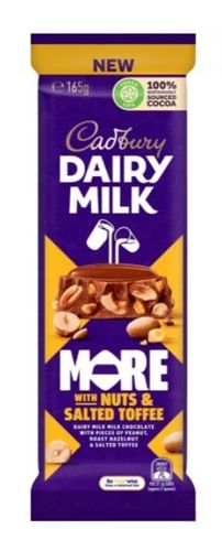Cadbury Dairy Milk More with Nuts & Salted Toffee 165g