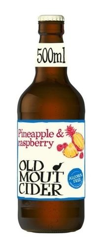 Old Mout Cider Pineapple & Raspberry Flasche 500ml 0% MHD überschritten!