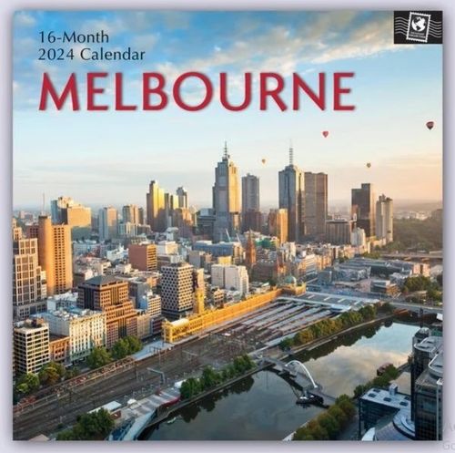 Melbourne Australia Kalender 2024 ca. 30x30cm