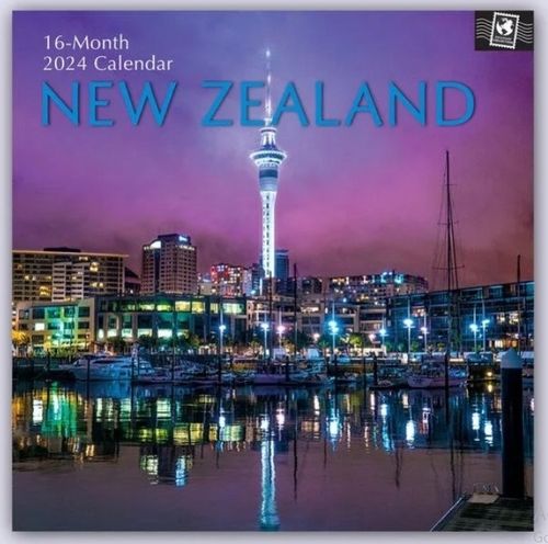 Neuseeland-Kalender 2024 (NZ) 16 Monate ca. 30x30cm