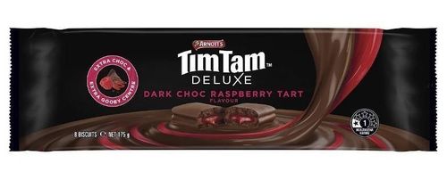 Tim Tam Dark Choc Raspberry Tart 175g